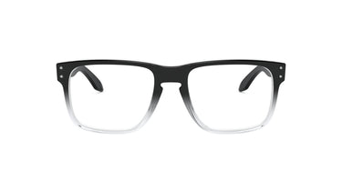 Oakley Polished Black Clear Fade Square Frame