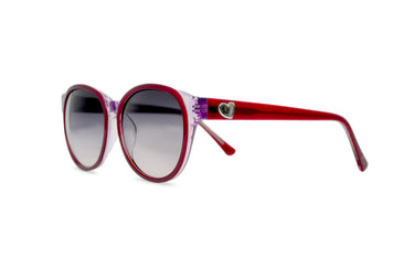 ELLE RED OVAL PLASTIC FRAME