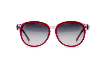 ELLE RED OVAL PLASTIC FRAME