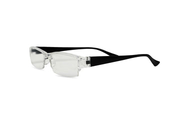 TRANSPARENT SQUARE PLASTIC FRAME READING GLASSES