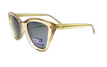 INVU Brown Curve Women's Plastic Sunglasses