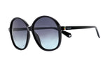 Polaroid Black Square Women's Sunglasses