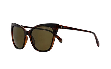 Polaroid Brown Cat Eye Women's Sunglasses