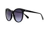 Polaroid Black Round Women's Sunglasses