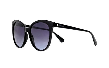 Polaroid Black Round Women's Sunglasses