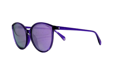Polaroid Purple Round Women's Sunglasses