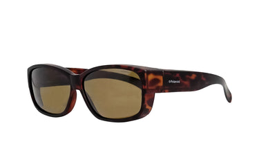 Polaroid Brown Square Women's Sunglasses