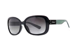 Polaroid Black Square Women's Sunglasses
