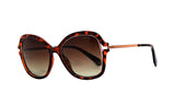 Polaroid Brown Curve Women's Sunglasses