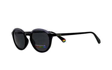 Polaroid Black Round Women's Sunglasses