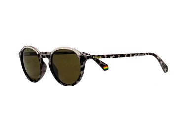 Polaroid Brown & Black Round Women's Sunglasses
