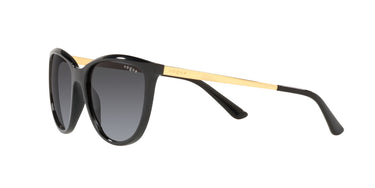 Vogue Black Square Sunglass