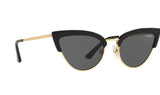 Vogue Black & Gold Cat Eye Sunglass