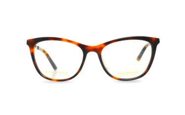HERITAGE BLACK AND BROWN TORTOISESHELL ROUND FRAME SUNGLASSES