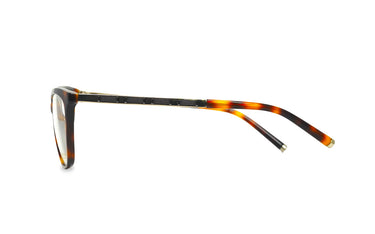 HERITAGE BLACK AND BROWN TORTOISESHELL ROUND FRAME SUNGLASSES