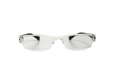 TRANSPARENT SQUARE PLASTIC FRAME READING GLASSES