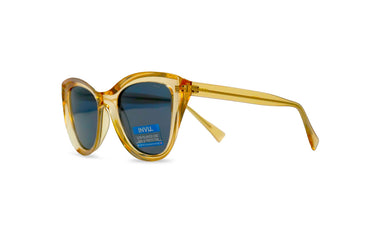 INVU ORANGE TRANSPARENT ROUND PLASTIC FRAME SUNGLASSES - Wickramarachchi Opticians