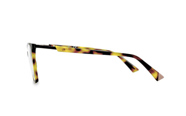 BLACK AND BROWN TORTOISESHELL SQUARE PLASTIC FRAME