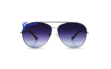 GUESS SILVER AVIATOR SUNGLASSES