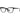 VOGUE BLACK SQUARE PLASTIC FRAME