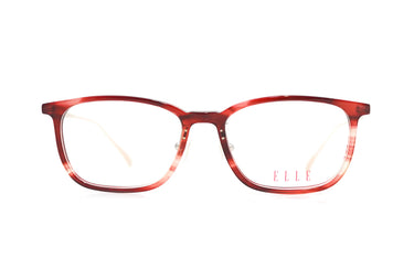 ELLE MEROON SQUARE PLASTIC FRAME