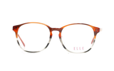 ELLE BROWN & BLACK SQUARE PLASTIC FRAME