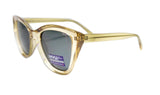 INVU Brown Curve Women's Plastic Sunglasses 