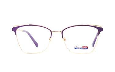LAUREL DALE Purple & Gold Square Womens Frame