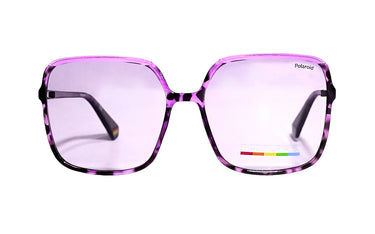 Polaroid Purple Square Women's Sunglasses