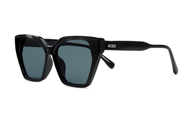 Ross Black Catseye Plastic Sunglass