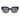 Ross Ambre Irregular Plastic Sunglass