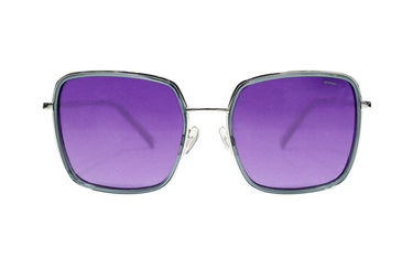 INVU Silver Square Women's metal Sunglasses