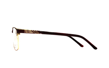 LOOK & FEEL Maroon & Gold Square Womens Frame