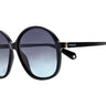 Polaroid Black Square Women's Sunglasses 
