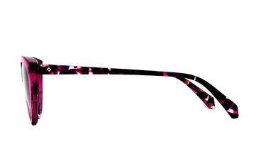 Polaroid Hot Pink Transparent Cats Eye Sunglasses