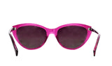 Polaroid Hot Pink Transparent Cats Eye Sunglasses - Wickramarachchi Opticians