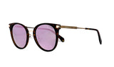 Polaroid Brown Round Women's Sunglasses 