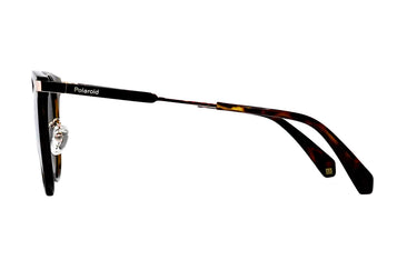 Polaroid Brown Round Women's Sunglasses
