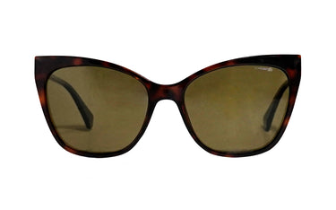 Polaroid Brown Cat Eye Women's Sunglasses