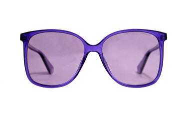 Polaroid Purple Square Women's Sunglasses