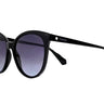 Polaroid Black Round Women's Sunglasses 