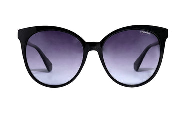 Polaroid Black Round Women's Sunglasses