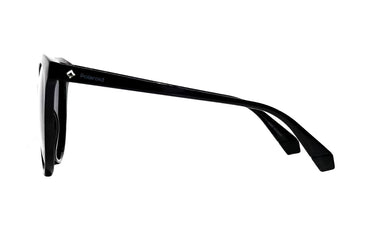 Polaroid Black Round Women's Sunglasses