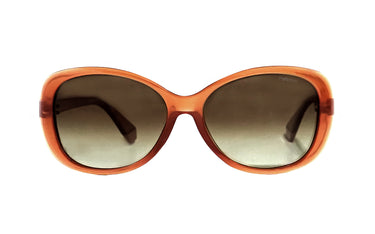Polaroid Orange Oval Women's Sunglasses