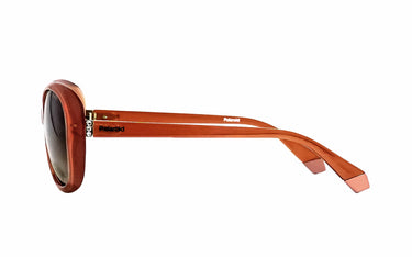 Polaroid Orange Oval Women's Sunglasses