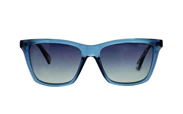 Polaroid Transparent Blue Square Sunglasses