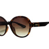 Polaroid Brown Oval Women's Sunglasses 
