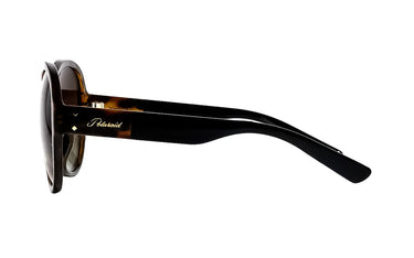 Polaroid Brown Oval Women's Sunglasses