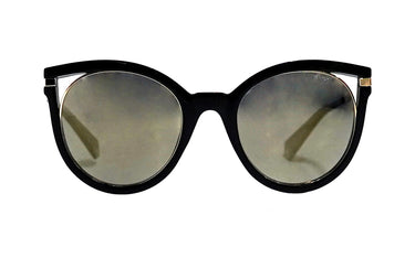 Polaroid Black Round Women's Sunglasses