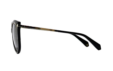Polaroid Black Round Women's Sunglasses